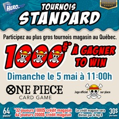 One Piece Tournois Standard - Dimanche le 5 Mai à 11h